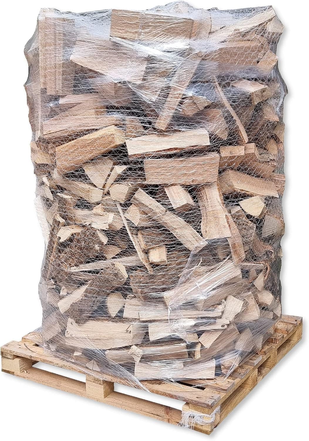 Energie Kienbacher Premium Fichten-Brennholz 33 cm – 1,6 m³ (SRM) Palette – PEFC-zertifiziert, nachhaltig & ofenfertig aus Bayern (Ideal für Kamin, Of