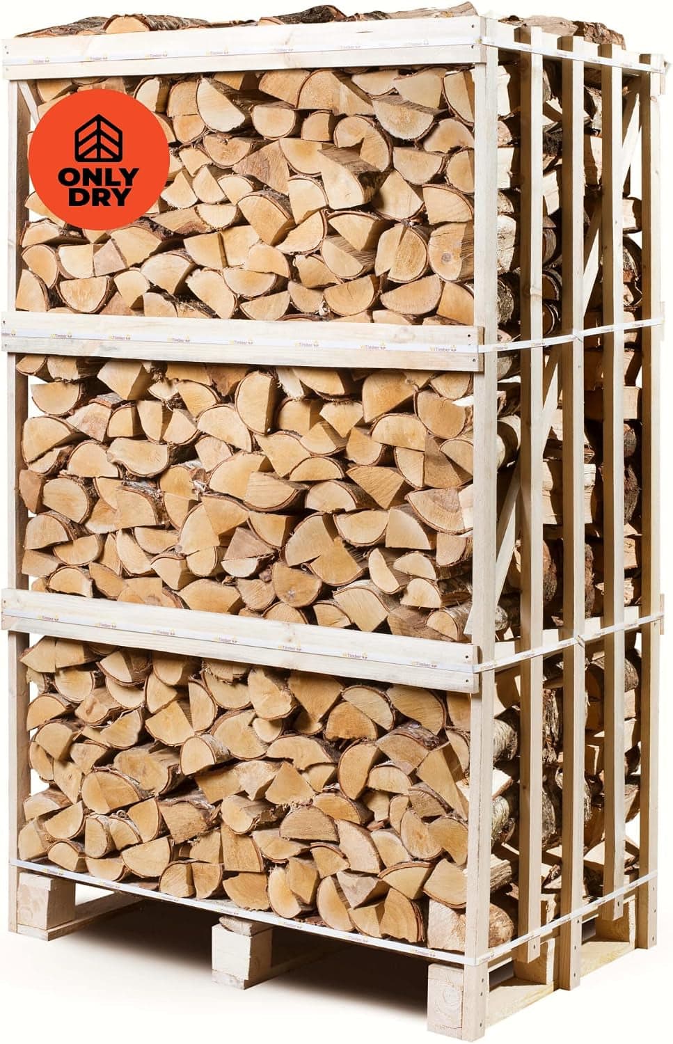 Eichen-Brennholz – Restfeuchte unter 18 % – Premium-Qualität auf Palette – Perfekt für Kamin, Ofen & Grill – Nachhaltig & trocken - Eichenholz