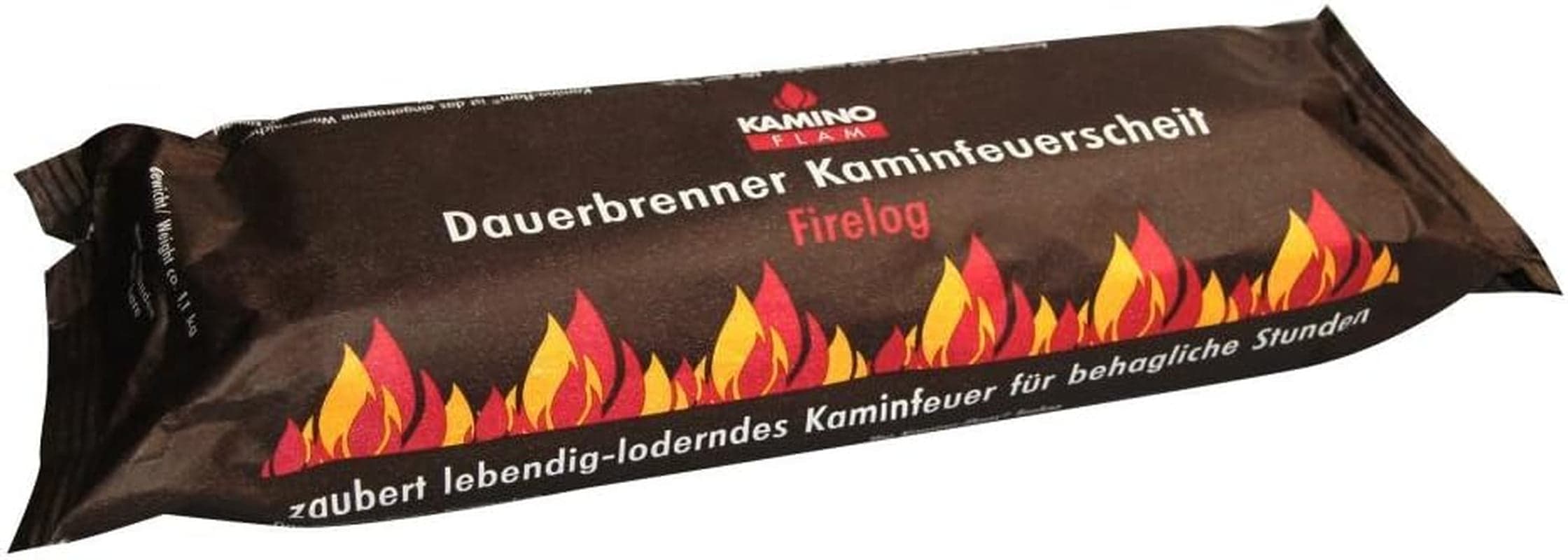 KaminoFlam® Kaminanzünder – 60 Stück (6 Boxen à 10 Stück) – Effektives Brennmaterial für Kamin, Holzofen & Kachelofen