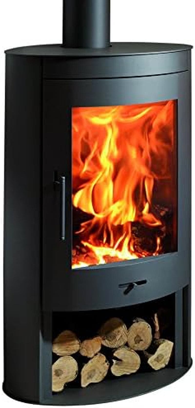 Panadero 15100 Oval freistehender Kaminofen – 11 kW, Energieeffizienzklasse A+