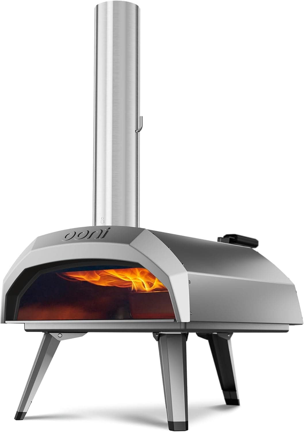 Ooni Karu 12 Multi-Fuel Pizzaofen – Mobiler Outdoor-Ofen für Holz, Holzkohle & Gas – 500°C in 20 Minuten – Authentische Pizza in 60 Sekunden – Leicht 