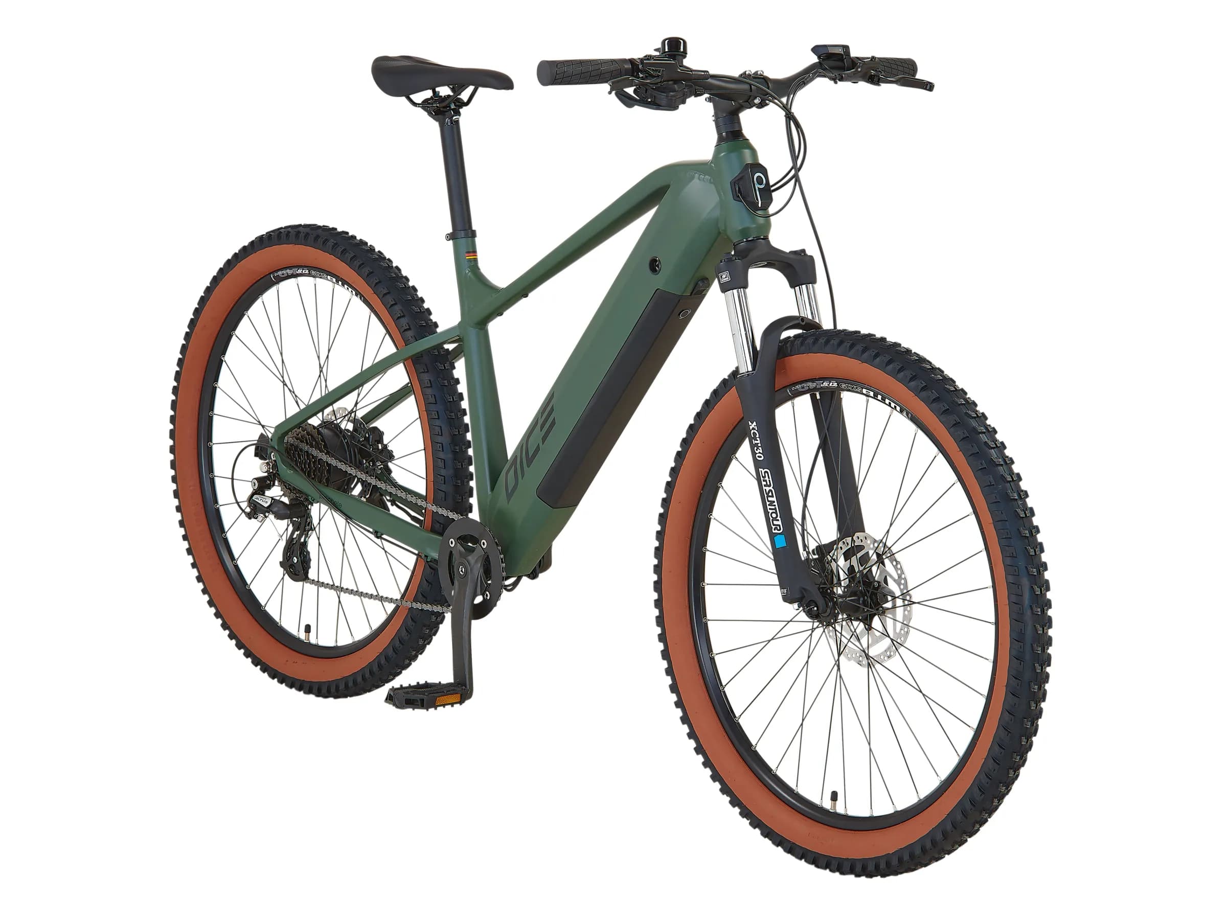 Prophete E-Bike MTB Dice 1.0 Vollintegriert Bronze Grün Matt 27,5"