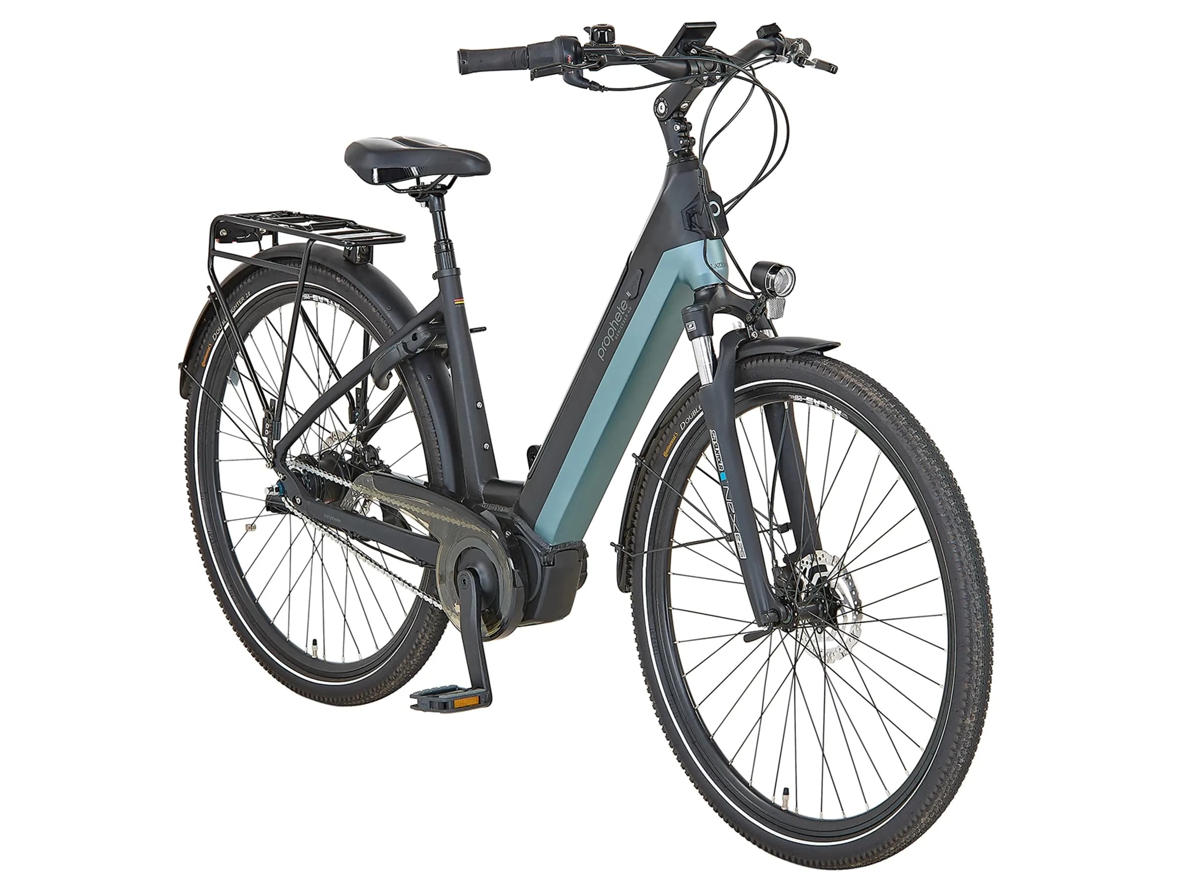 Prophete City E-Bike Geniesser 4.0 Damen Schwarz Matt-Silber 28"