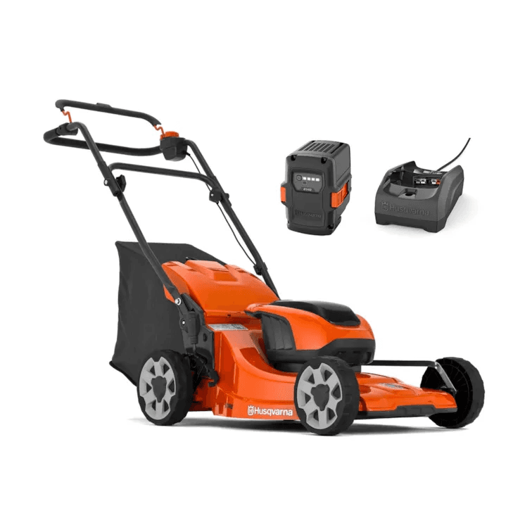 Husqvarna Akku Rasenmäher LC 142i Set 40-B140 + 40-C80