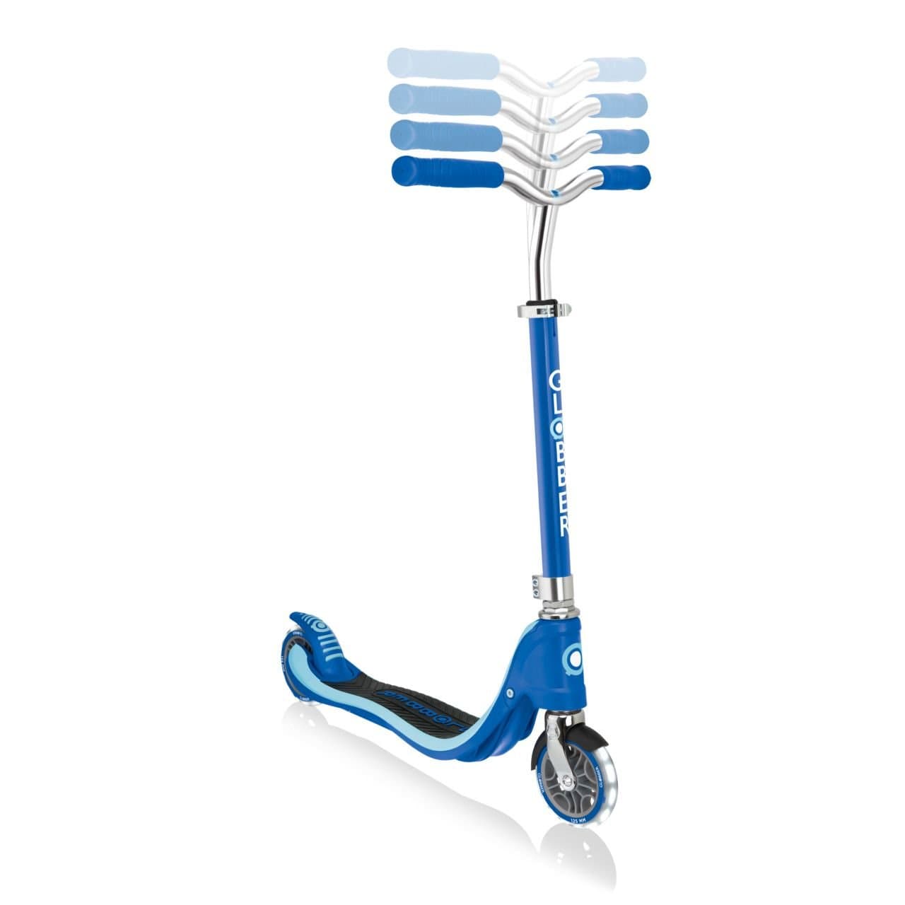 Globber Flow 125 Kinderroller – Faltbar, ab 5 Jahren, Blau