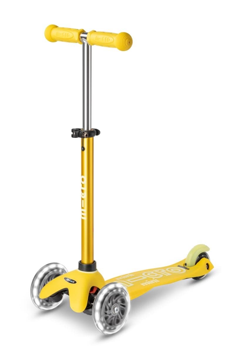 Micro Mini Deluxe LED Kinderroller – 3-Rad, 2–5 Jahre, LED-Rollen