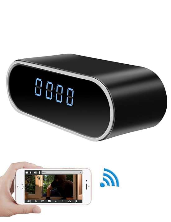 Horloge camera espion WIFI FULL HD