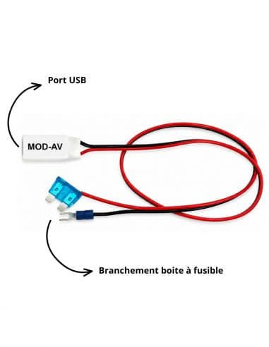 Alimentation Voiture 12-24v / 5v-2A