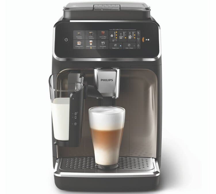 Philips Kaffeevollautomat Series 3300 Latte Go EP3347/90 Schwarz verchromt