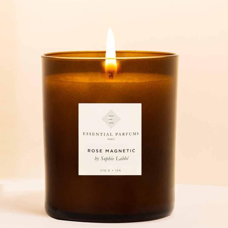Bougie Rose Magnetic ESSENTIAL PARFUMS