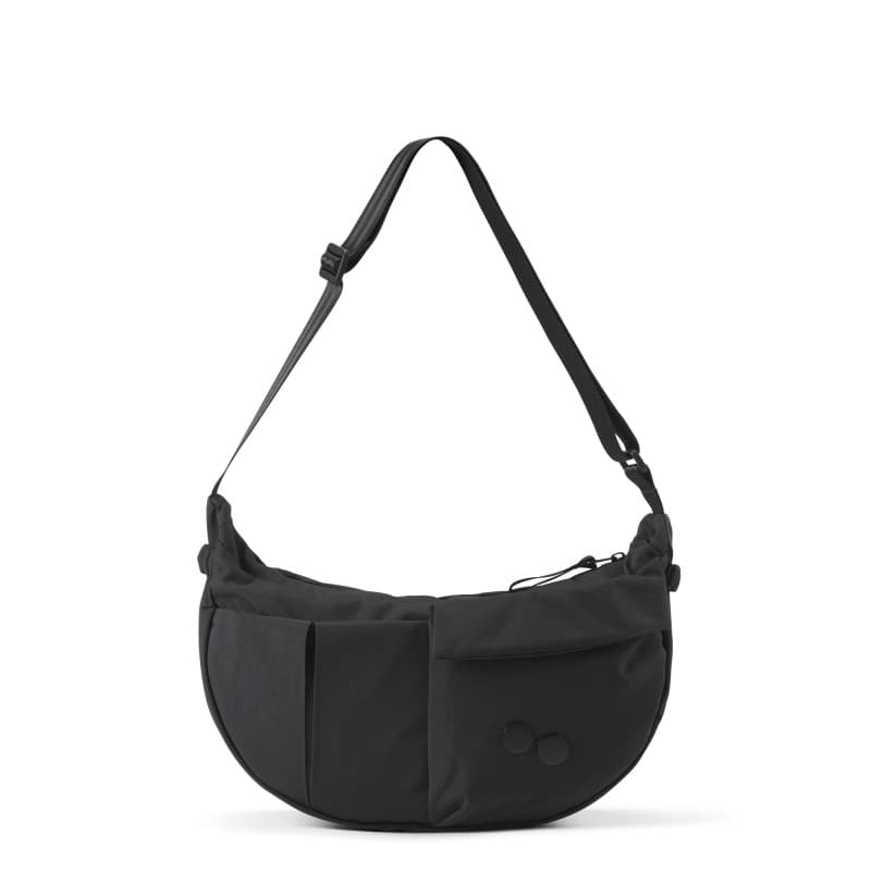 Besace Krumm Medium Crinkle Black PINQPONQ