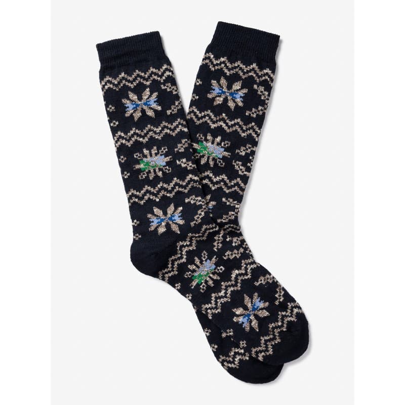 Chaussettes Fair Isle Marine ROYALTIES