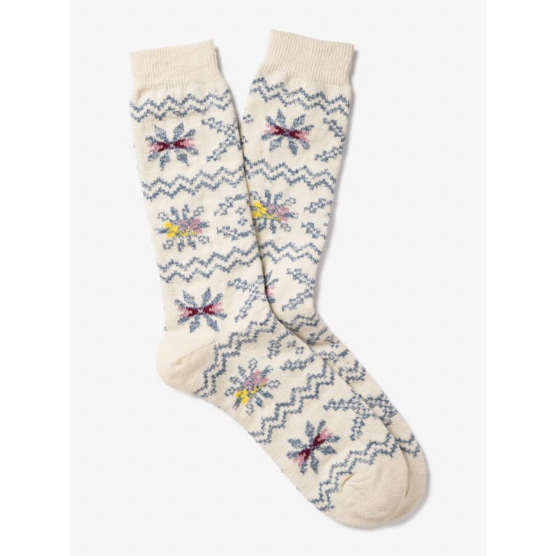 Chaussettes Fair Isle Naturel ROYALTIES