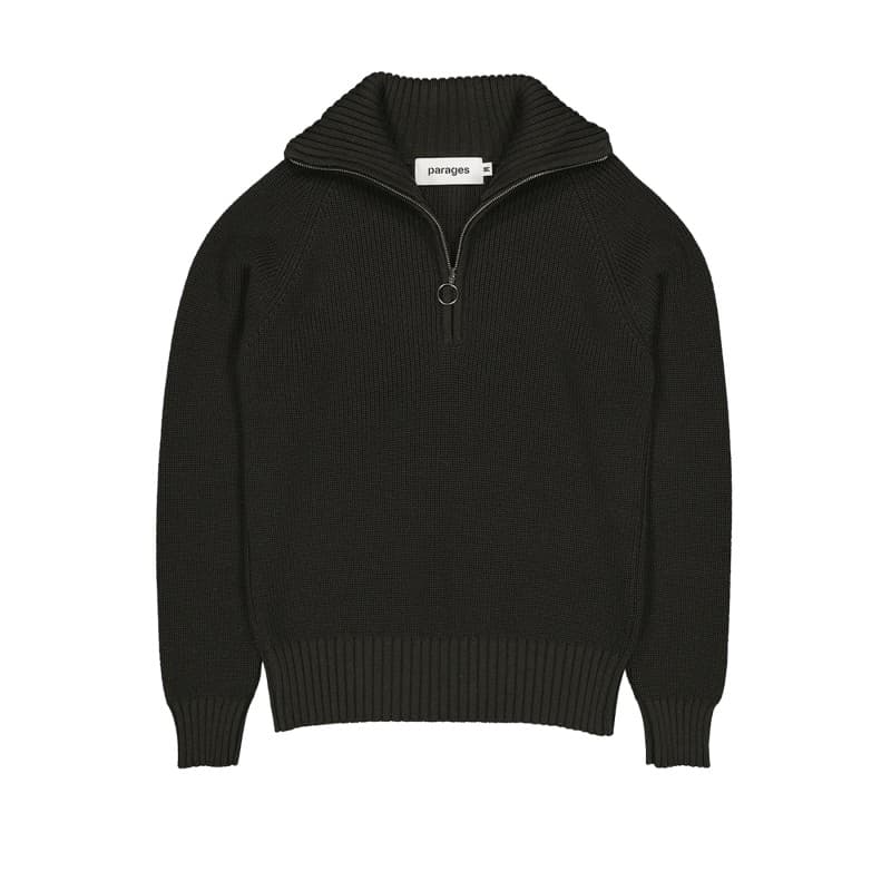 Pull Trucker Vert Sapin PARAGES - S