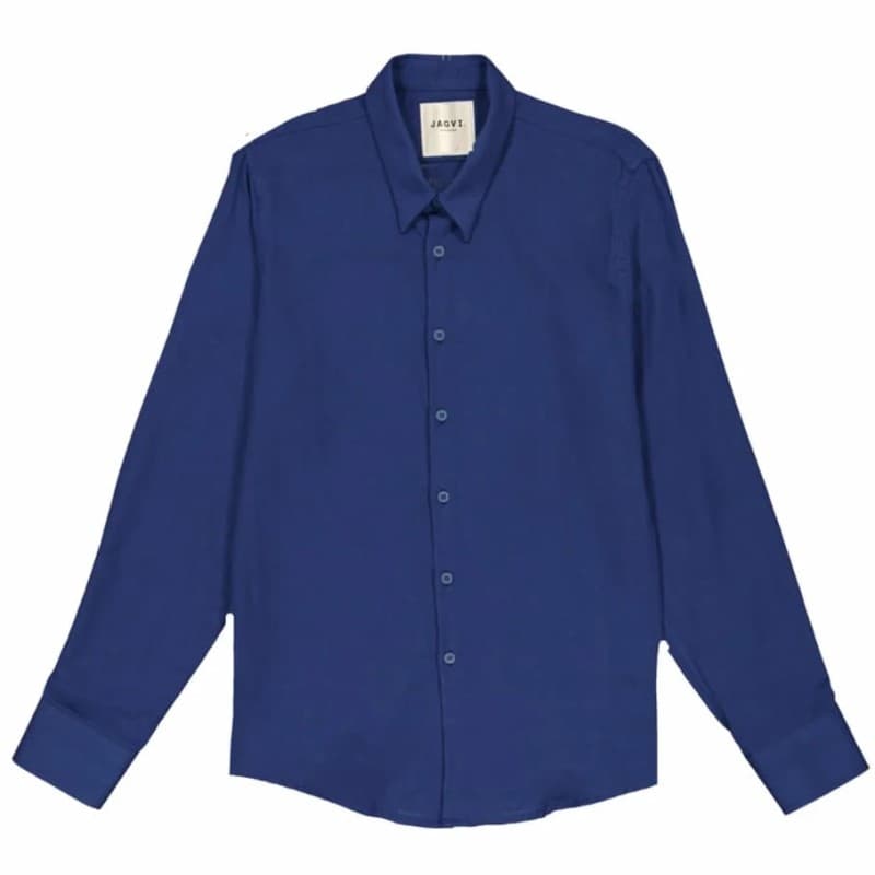 Chemise coton bleue JAGVI - M