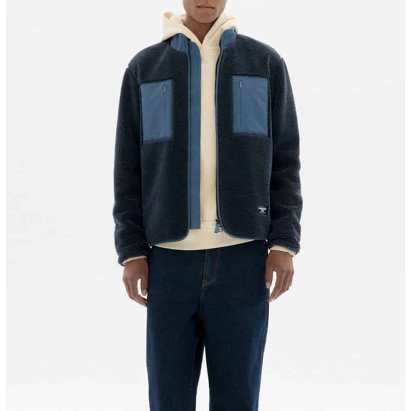 Veste Polaire Marcus Navy THINKING MU - XS