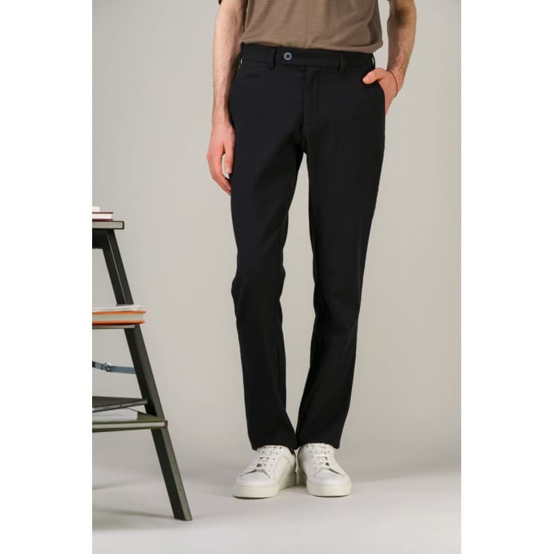 Pantalon City Pant Coton Laine Noir JAGVI - 42FR