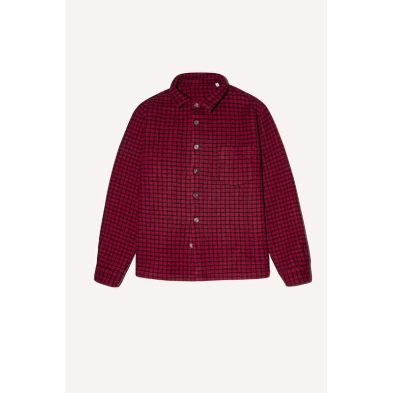 Surchemise Epure Carreaux Rouge / Noir LATER - S