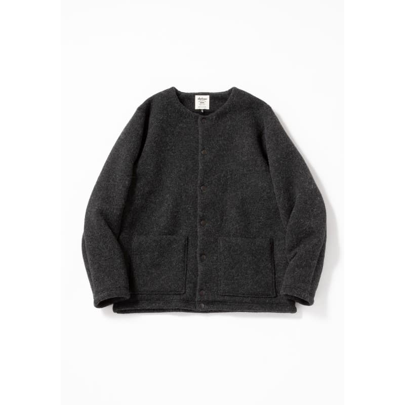 Veste en laine anthracite JACKMAN - S