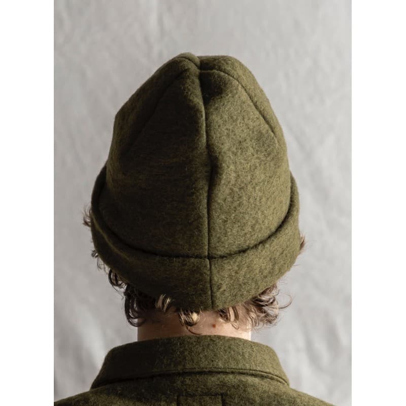 Bonnet en laine polaire olive JACKMAN