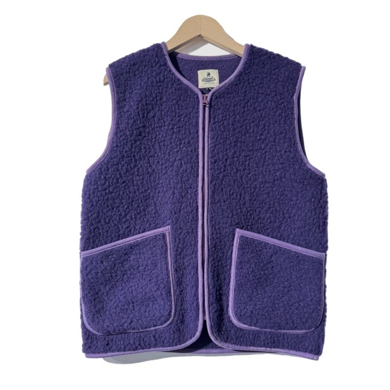 Gilet laine Pepitko Violet COLDBREAKER - M