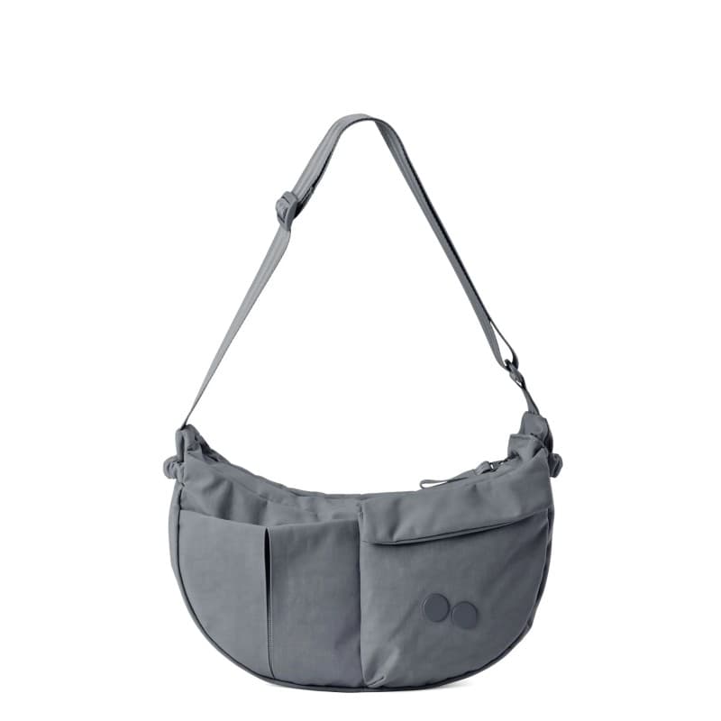 Besace Krumm Medium Crinkle Grey PINQPONQ