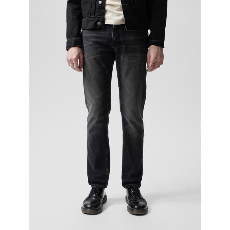 Jean Solid Ollie Black Force NUDIE JEANS - 28US