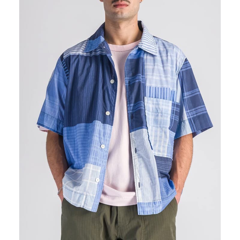 Chemise Patch Bleue PARAGES - L