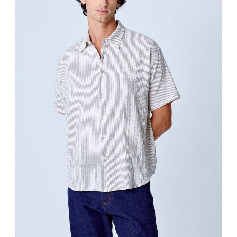 Chemise Roque Aztec Brown Stripes LA PAZ - M