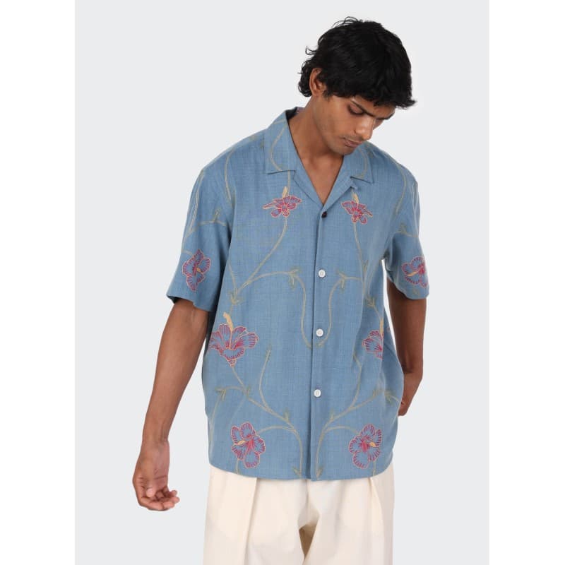Chemise Ronen Khadi brodée main KARDO - M