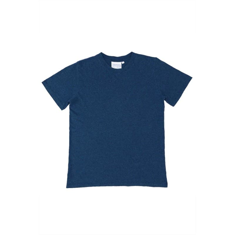 T-shirt chanvre et coton bio Deep Indigo Heathered JUNGMAVEN - XS