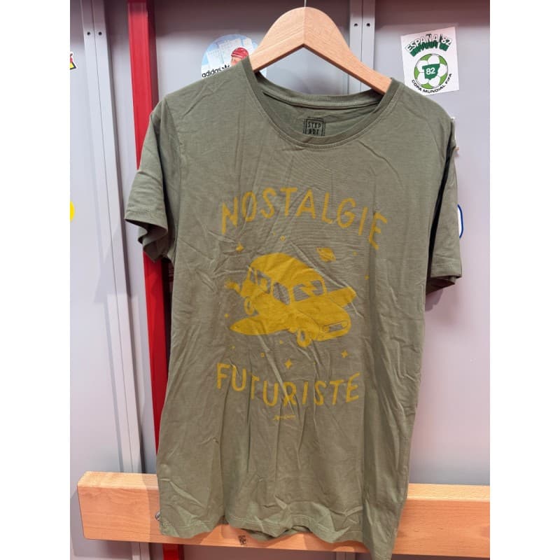 T-shirt Vert Nostalgie Futuriste STEPART - S