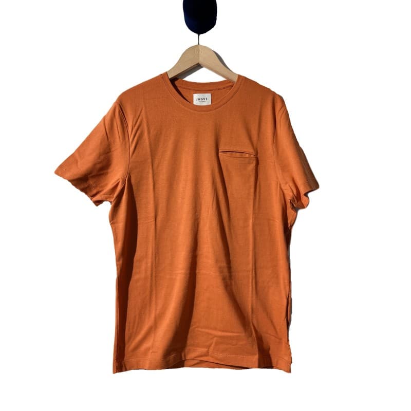 T-shirt en coton bio orange JAGVI - S