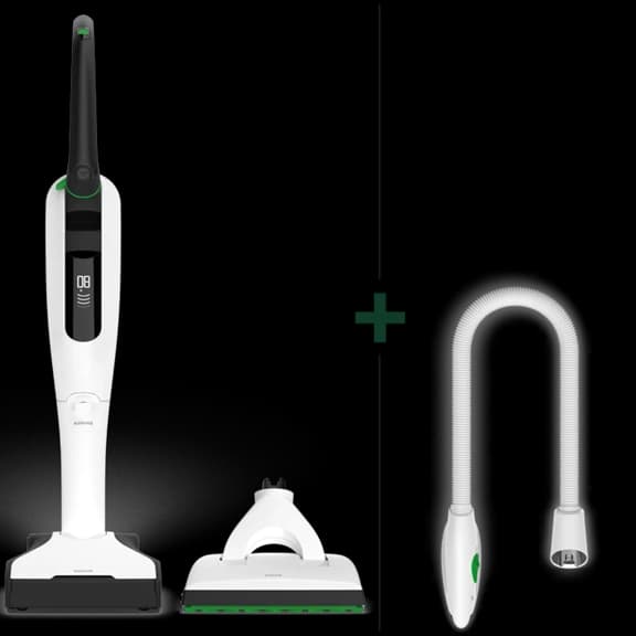 Trio-Paket – Kobold VK7 Akku-Staubsauger mit Wischfunktion