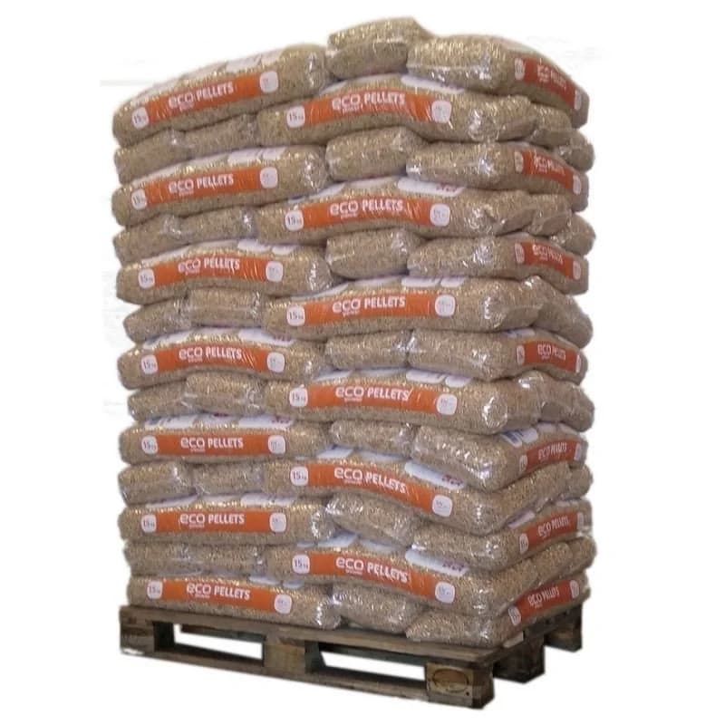 WOODSTOCK Premium-Qualität Holzpellets – Palette mit 70 Säcken à 15 kg
