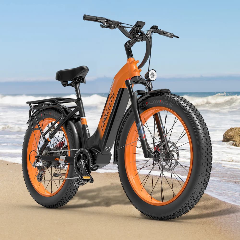 Lankeleisi MG600 Plus 1000W Bafang Motor 26" Fat Bike VTC électrique SUV E-Bike avec 48V 20Ah Samsung Batterie - XS