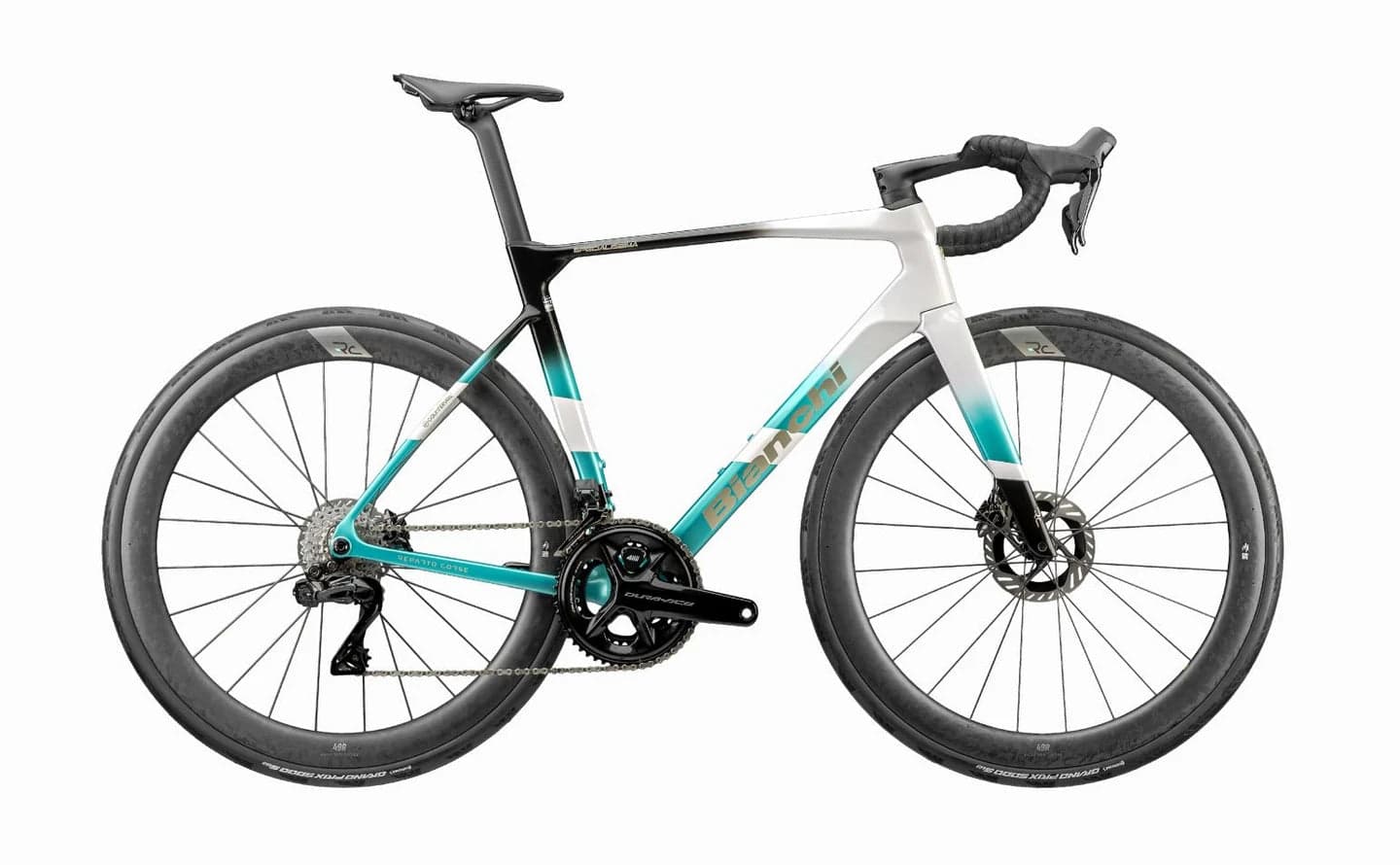 Bianchi Specialissima 2027 - Shimano Dura-Ace Di2 2x12p - Bianchi RC 49R - L