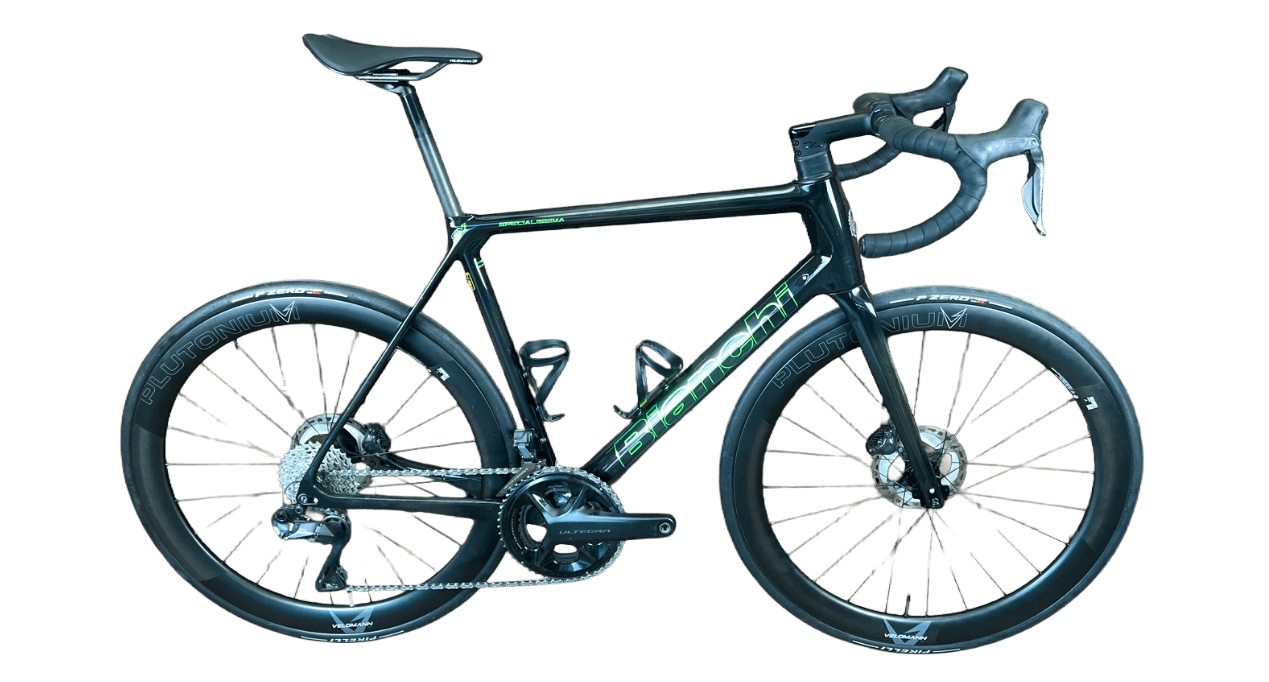 Bianchi Specialissima CV 2023 - Shimano Ultegra R8100 - 12v - Veloman Plutonium NUOVE - XL