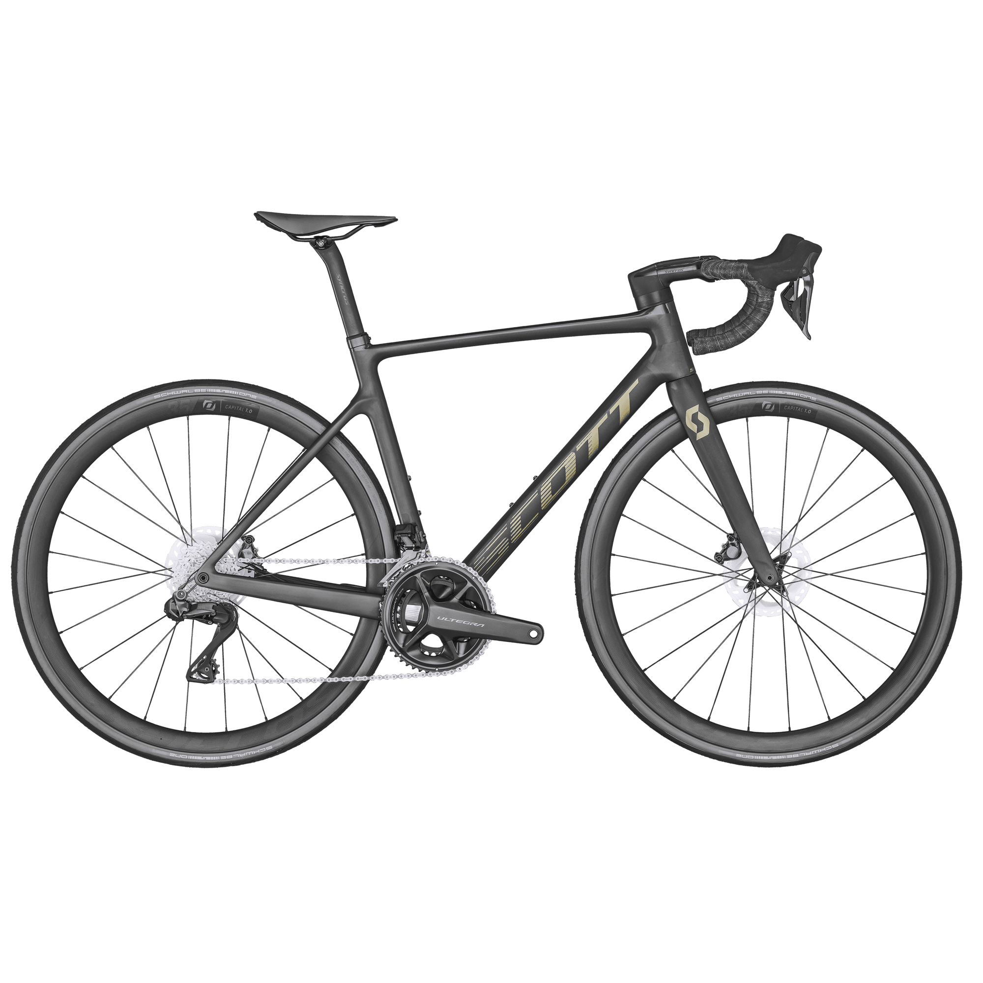 Scott Addict RC 15 black 2024 - Shimano Ultegra Di2 2x12sp - Syncros Capital 1.0 - S