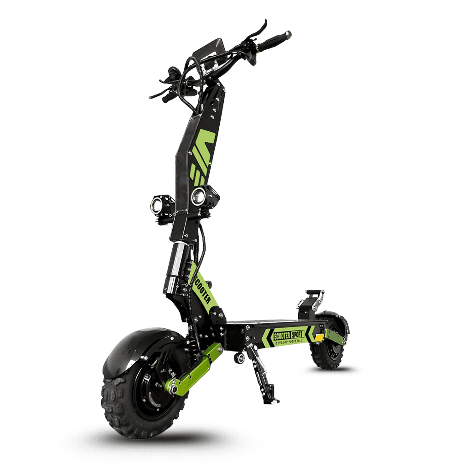 Trottinette électrique puissante NINJA 6000/8000W 30/40ah avec selle