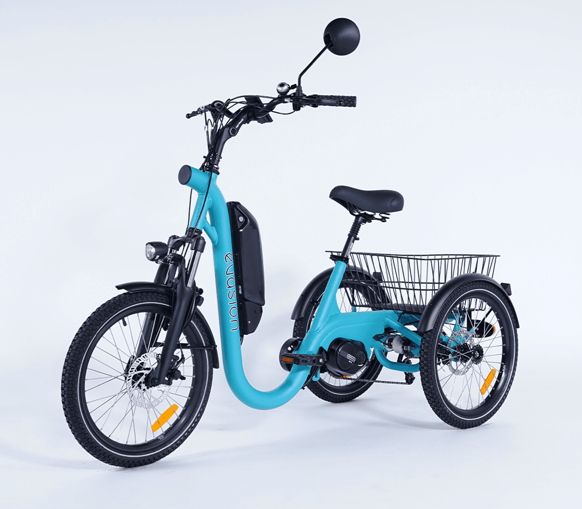 Tricycle adulte électrique « EVASION Moteur Pédalier » cadre séparable