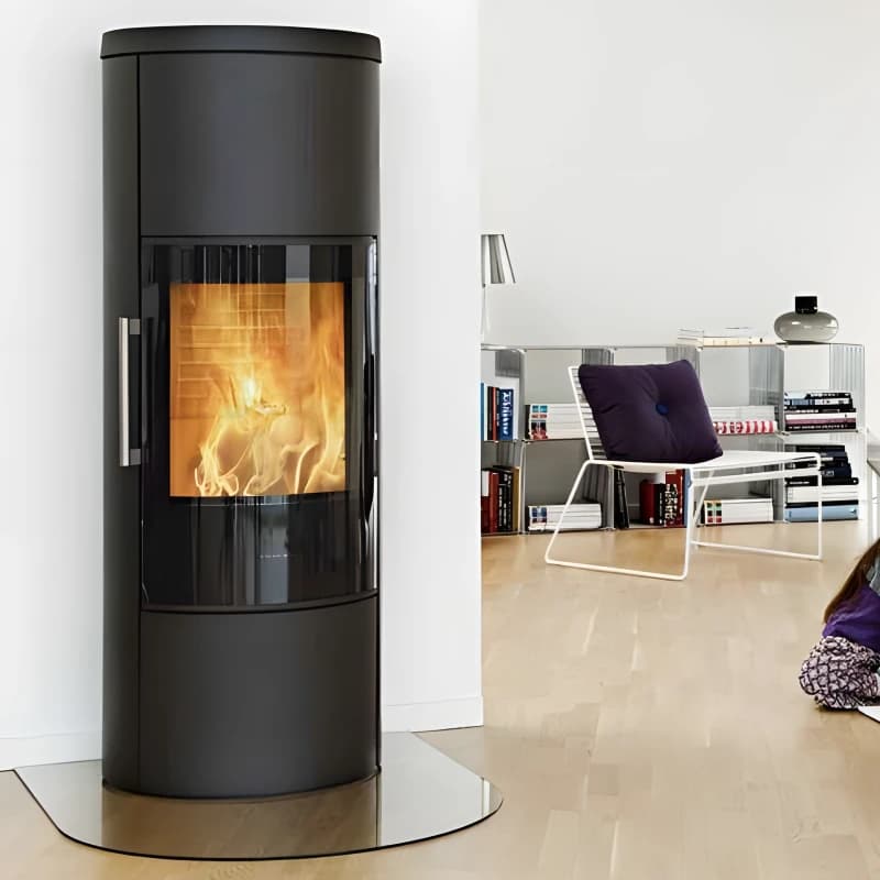 HWAM 3660c Kaminofen 6 kW Autopilot Stahl Schwarz