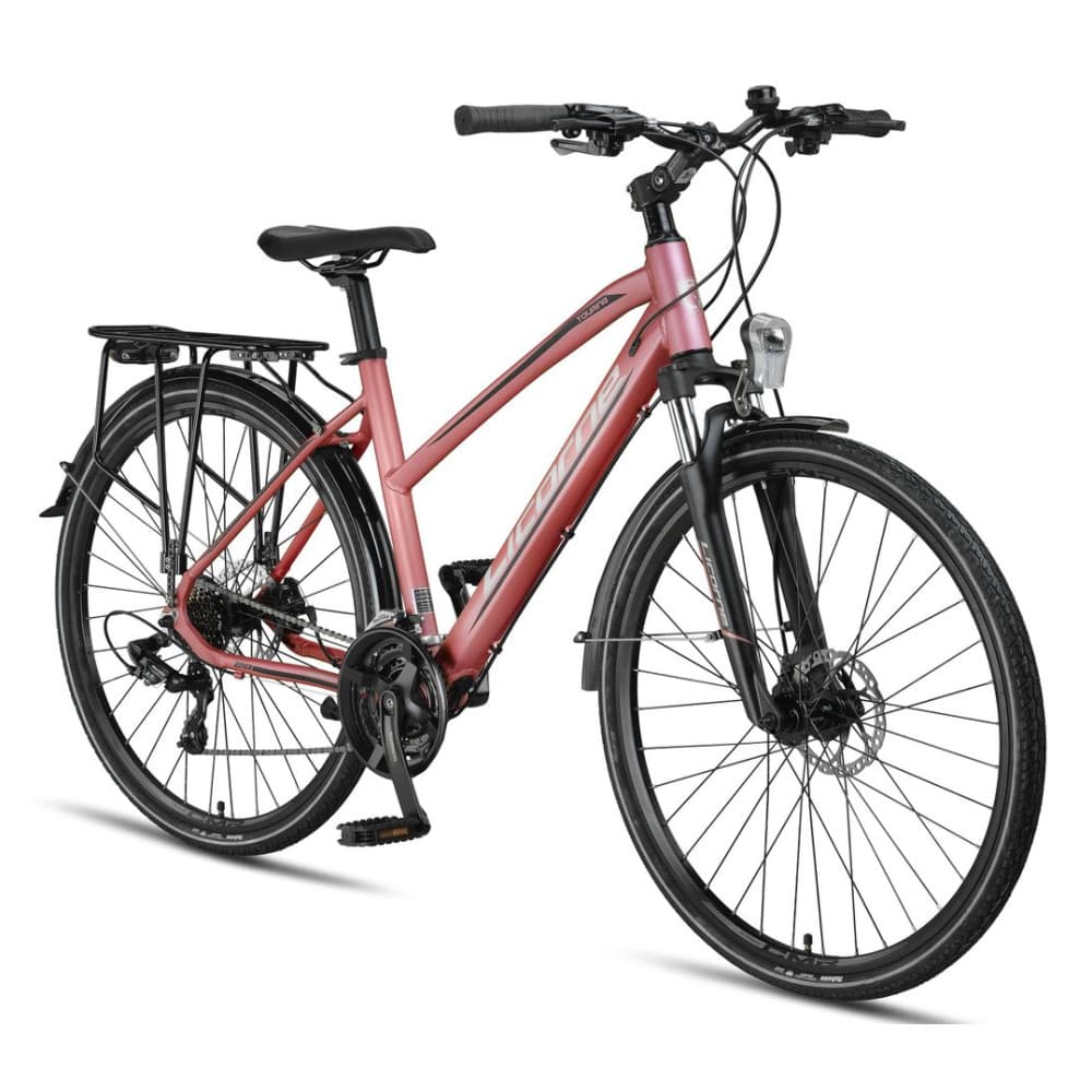 Licorne Bike Premium Touring Trekking Bike in 28 Zoll - Fahrrad für Jungen, Mädchen, Damen und Herren - 21 Gang-Schaltung - Mountainbike - Crossbike