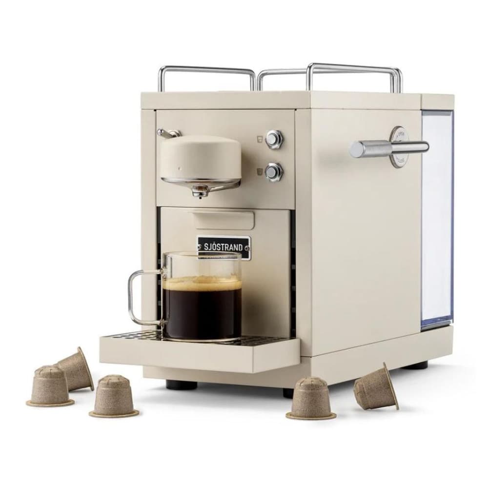 Sjöstrand The Original 2 Kapsel-Kaffeemaschine Beige