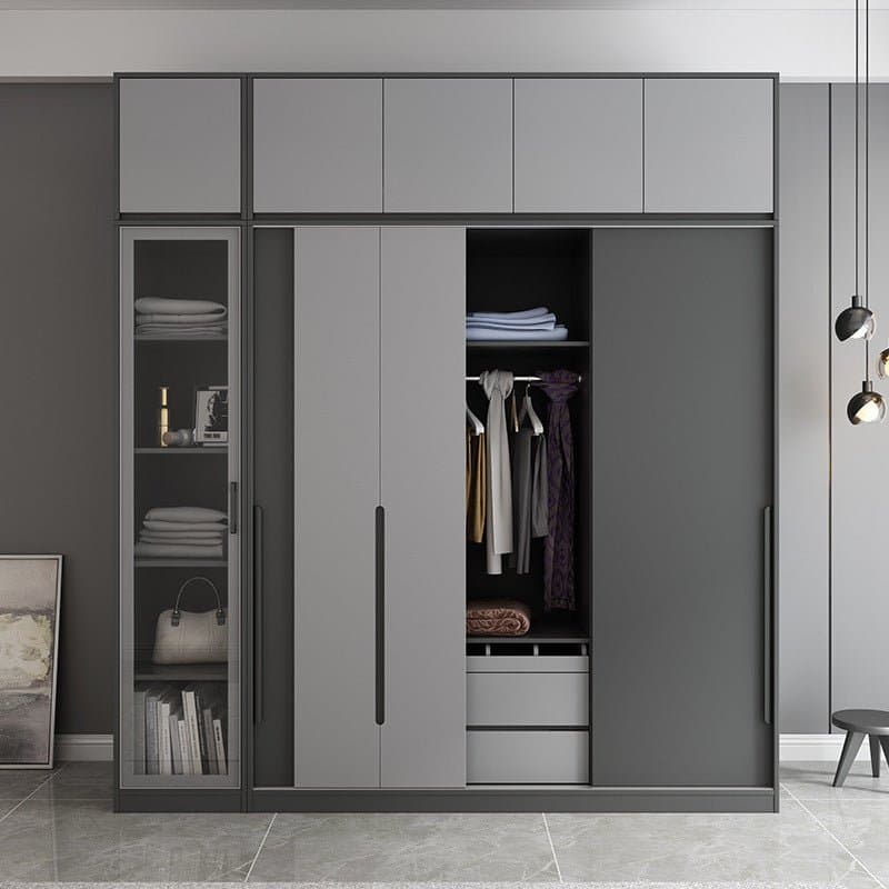 خزانة ملابس فاخرة بتصميم عصري