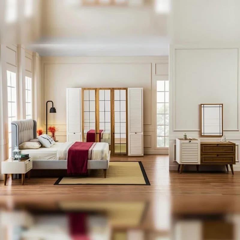 غرفة نوم مزدوجة مودرن