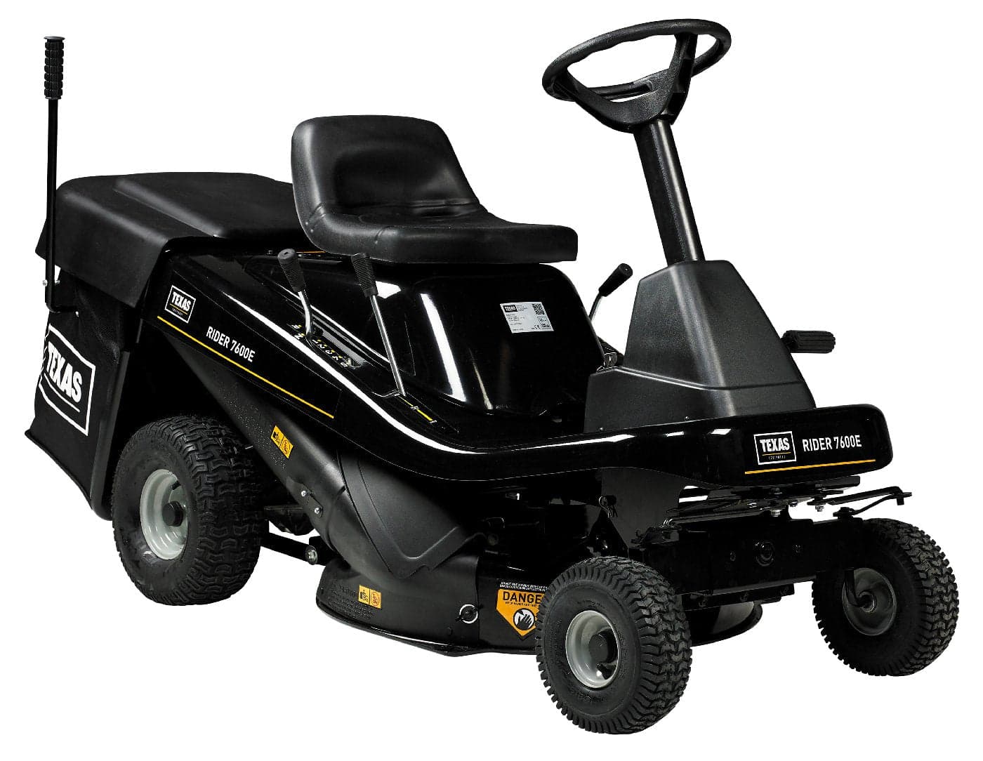 Texas Aufsitzmäher Rider 7600E 3in1 inkl. Mulchkit