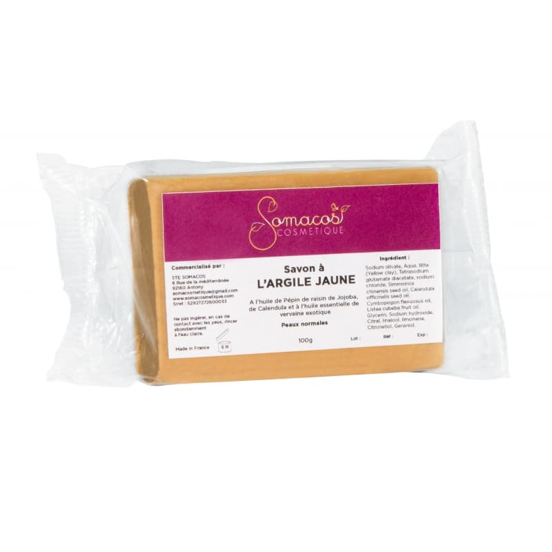 Savon à l'argile jaune (peaux normales)