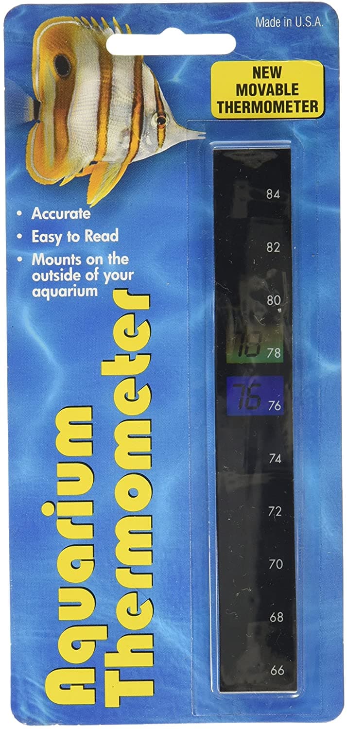 LCR Hallcrest A-1005 Vertical à Cristaux liquides Aquarium Thermomètre