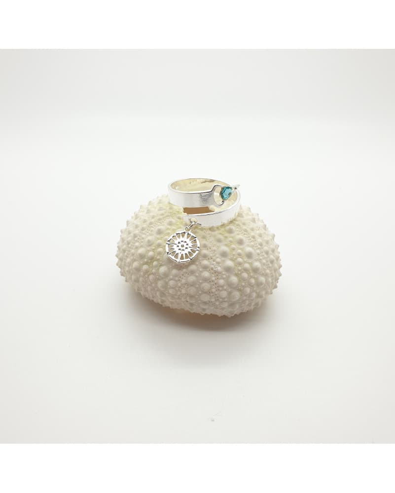 Bague Rose des vents - argent